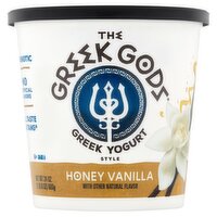 The Greek Gods Honey Vanilla Style Greek Yogurt, 24 oz