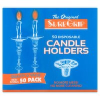 Sure Grip The Original Candle Holders, 50 count