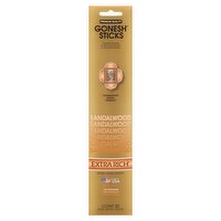 Gonesh Extra Rich Sandalwood Air Freshener Incense Sticks, 20 count