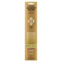 Gonesh Extra Rich Patchouli Air Freshener Incense Sticks, 20 count