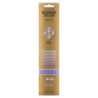 Gonesh Extra Rich Lavender Air Freshener Incense Sticks, 20 count, 20 Each