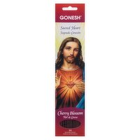 Gonesh Sacred Heart Cherry Blossom Incense Sticks, 30 count