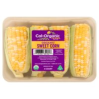 Cal-Organic Farms Organic Sweet Corn, 4 count