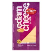 Miller's Sliced Edam Cheese, 6 oz