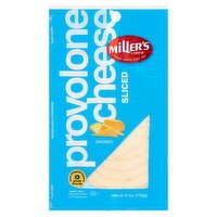 Miller's Smoked Sliced Provolone Cheese, 6 oz