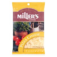 Miller's Cheese Shredded Pizza Cheese, 8 oz