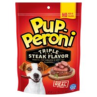 Pup-Peroni Triple Steak Flavor Dog Snacks, 5.6 oz