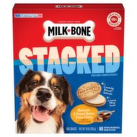 Milk-Bone Molasses & Peanut Butter Flavor Filling Stacked Dog Snacks, 10 oz