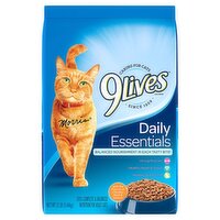 9Lives Daily Essentials with the Flavors of Chicken, Beef & Salmon Cat Food, 12 lb