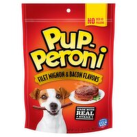 Pup-Peroni Filet Mignon & Bacon Flavors Dog Snacks, 5.6 oz, 5.6 Ounce
