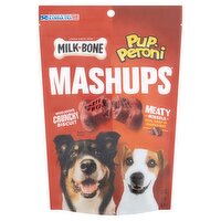 Milk-Bone and Pup-Peroni Mashups Wholesome Crunchy Biscuit Dog Snacks, 10 oz