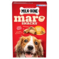 Milk-Bone Maro Snacks Peanut Butter Flavor Dog Snacks, 15 oz, 15 Ounce