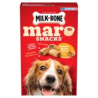 Milk-Bone Maro Snacks Peanut Butter Flavor Dog Snacks, 15 oz