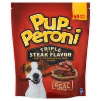 Pup-Peroni Triple Steak Flavor Dog Snacks, 35 oz