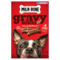 Milk-Bone Gravy Bones Gravy Coated Biscuits Dog Snacks, 19 oz, 19 Ounce