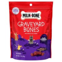 Milk Bone Graveyard Bones Soft & Chewy Mini's Dog Snacks Limited Edition, 3.7 oz