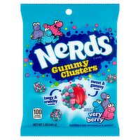 Nerds Gummy Clusters Very Berry Candy, 5 oz