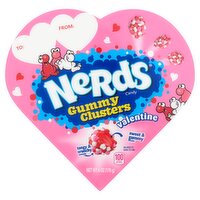 Nerds Valentine Gummy Clusters Candy, 6 oz