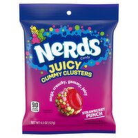 Nerds Juicy Gummy Clusters Strawberry Punch Candy, 4.5 oz