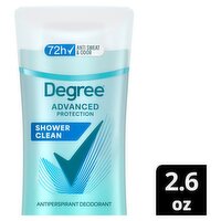 Degree Advanced Protection Shower Clean Antiperspirant Deodorant, 2.6 oz
