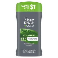 Dove Men+Care Extra Fresh Men's Antiperspirant, 2.7 oz, 2 count