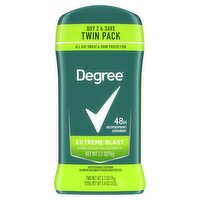 Degree Extreme Blast 48h Antiperspirant Deodorant Twin Pack, 2.7 oz, 2 count