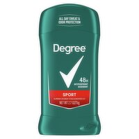 Degree Sport 48h Antiperspirant Deodorant, 2.7 oz, 2.7 Ounce