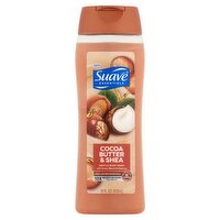 Suave Essentials Cocoa Butter & Shea Gentle Body Wash, 18 fl oz, 18 Fluid ounce