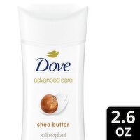 Dove Advanced Care Shea Butter Antiperspirant Deodorant, 2.6 oz, 2.6 Ounce