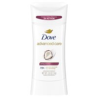 Dove Advanced Care Caring Coconut Antiperspirant Deodorant, 2.6 oz