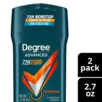 Degree Adventure Advanced Antiperspirant Deodorant Twin Pack, 2.7 oz, 2 count
