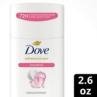Dove Advanced Care Rose Petals Antiperspirant Deodorant, 2.6 oz