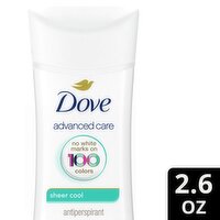 Dove Advanced Care Invisible Sheer Cool Antiperspirant Deodorant, 2.6 oz