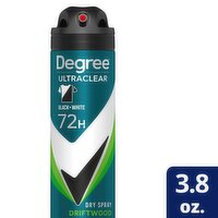 Degree Men UltraClear Driftwood Dry Spray Antiperspirant, 3.8 oz