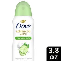 Dove Advanced Care Cool Essentials Antiperspirant Deodorant Twin Pack, 3.8 oz, 2 count