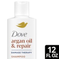 Dove Argan Oil & Repair Damage Therapy Shampoo, 12 fl oz