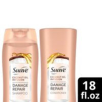 Suave Coconut Oil Infusion Shampoo & Conditioner, 2 count, 18 fl oz