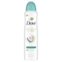 Dove Advanced Care Dry Spray Coconut Water & Lime Antiperspirant Deodorant, 3.8 oz