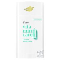 Dove VitaminCare+ Coconut Water & Aloe Deodorant, 2.6 oz