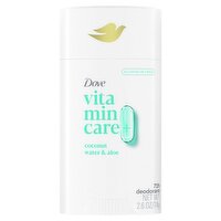 Dove VitaminCare+ Coconut Water & Aloe Deodorant, 2.6 oz