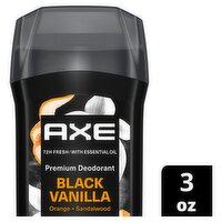 Axe Fine Fragrance Collection Black Vanilla Orange + Sandalwood Premium Deodorant, 3 oz
