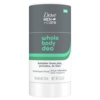 Dove Men+Care Whole Body Deodorant Stick, 2.6 oz