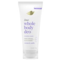 Dove Whole Body Deo Coconut & Vanilla Invisible Cream, 2.5 fl oz