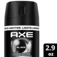 Axe Black Deodorant Bodyspray, 2.9 oz, 2.9 Ounce
