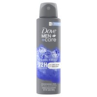 Dove Men+Care Cool Fresh Dry Spray Antiperspirant Deodorant, 3.8 oz