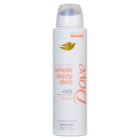 Dove Sensitive Whole Body Deo Peach Glow Deodorant Spray, 4 oz