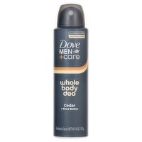 Dove Men+Care Whole Body Deo Cedar + Shea Butter Deodorant Spray, 4 oz