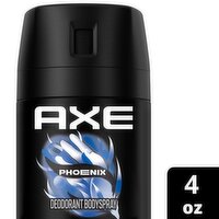Axe Phoenix Crushed Mint & Rosemary Scent Deodorant Bodyspray, 4 oz