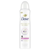 Dove Advanced Care Dry Spray Invisible Clear Finish Antiperspirant Deodorant, 3.8 oz