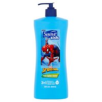 Suave Kids Fresh Spider-Sense 3 in 1 Shampoo, Conditioner + Body Wash, 28 fl oz